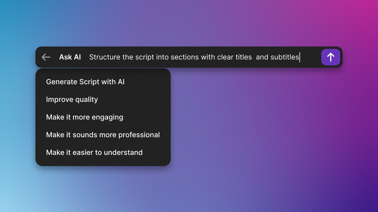 Automatic Structure Formatting