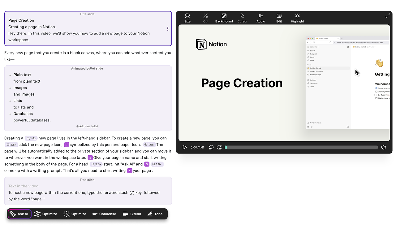 Generate Slides from Your Script