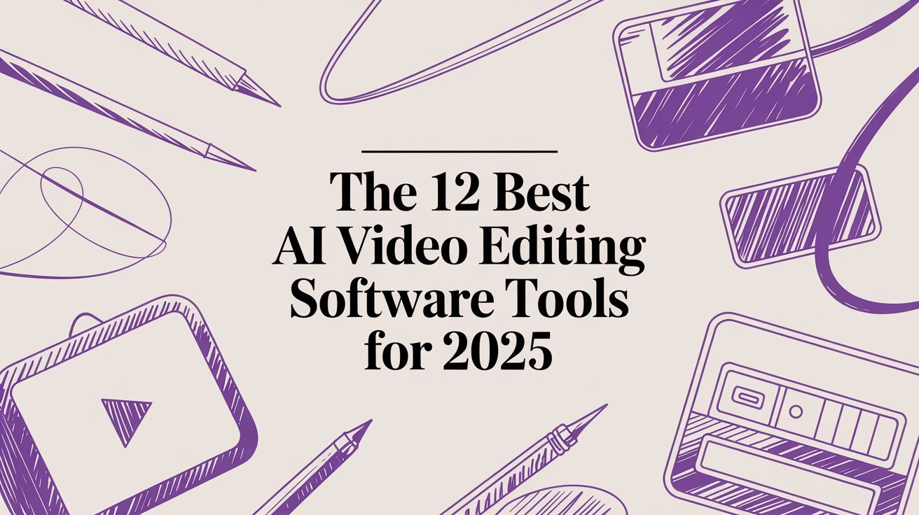 The 12 Best AI Video Editing Software Tools for 2025