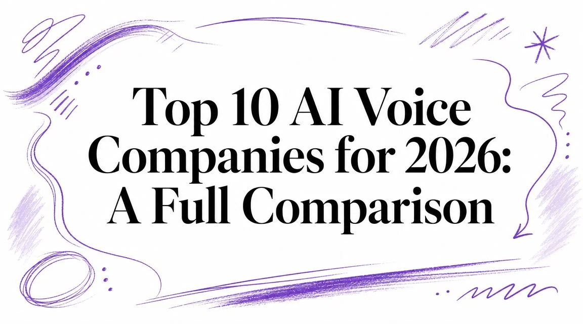 Top 10 AI Voice Companies for 2026: A Full Comparison