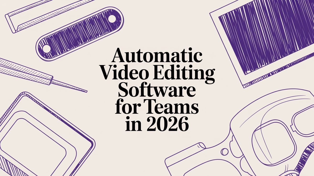 Automatic Video Editing Software for Teams in 2026
