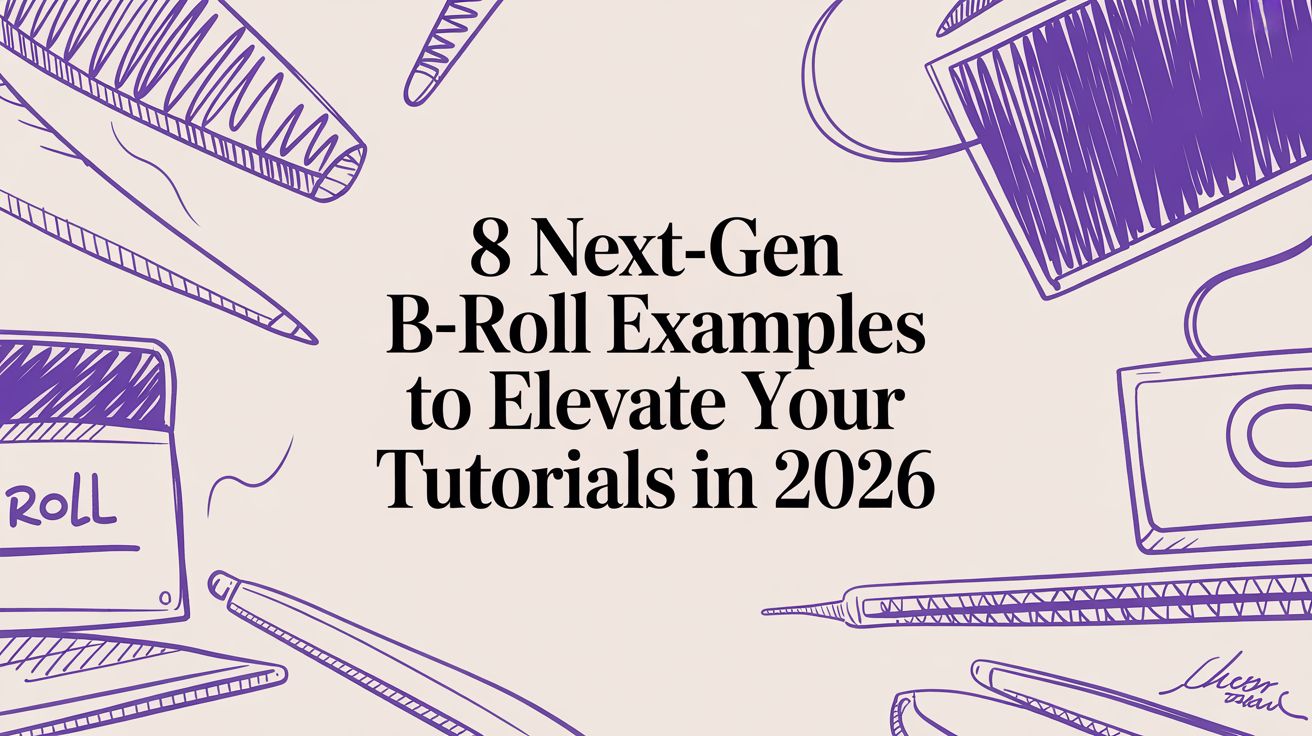 8 Next-Gen B Roll Examples to Elevate Your Tutorials in 2026