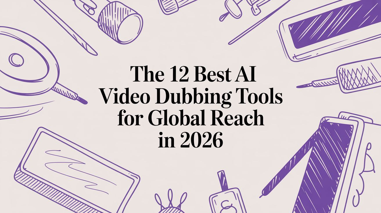 The 12 Best AI Video Dubbing Tools for Global Reach in 2026