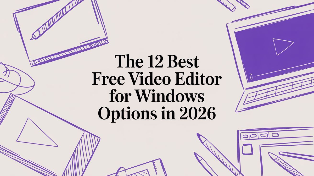 The 12 Best Free Video Editor for Windows Options in 2026