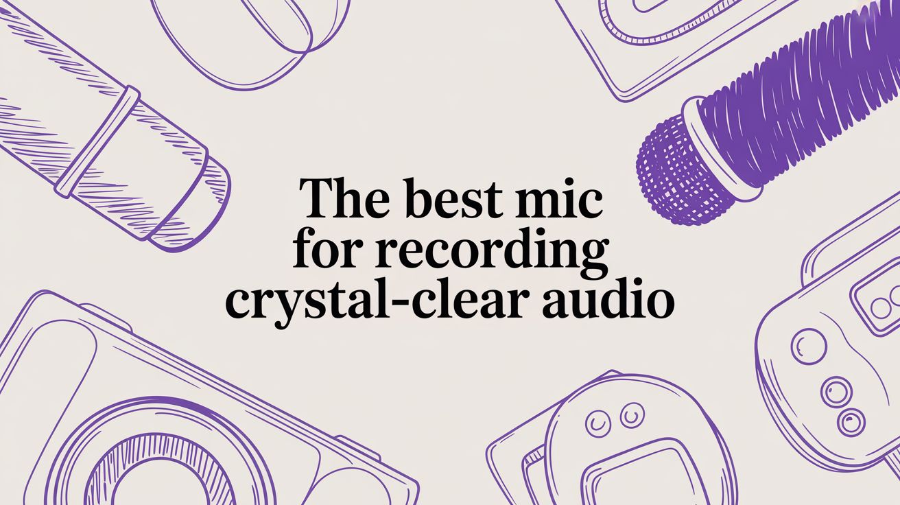 The Best Mic for Recording Crystal-Clear Audio