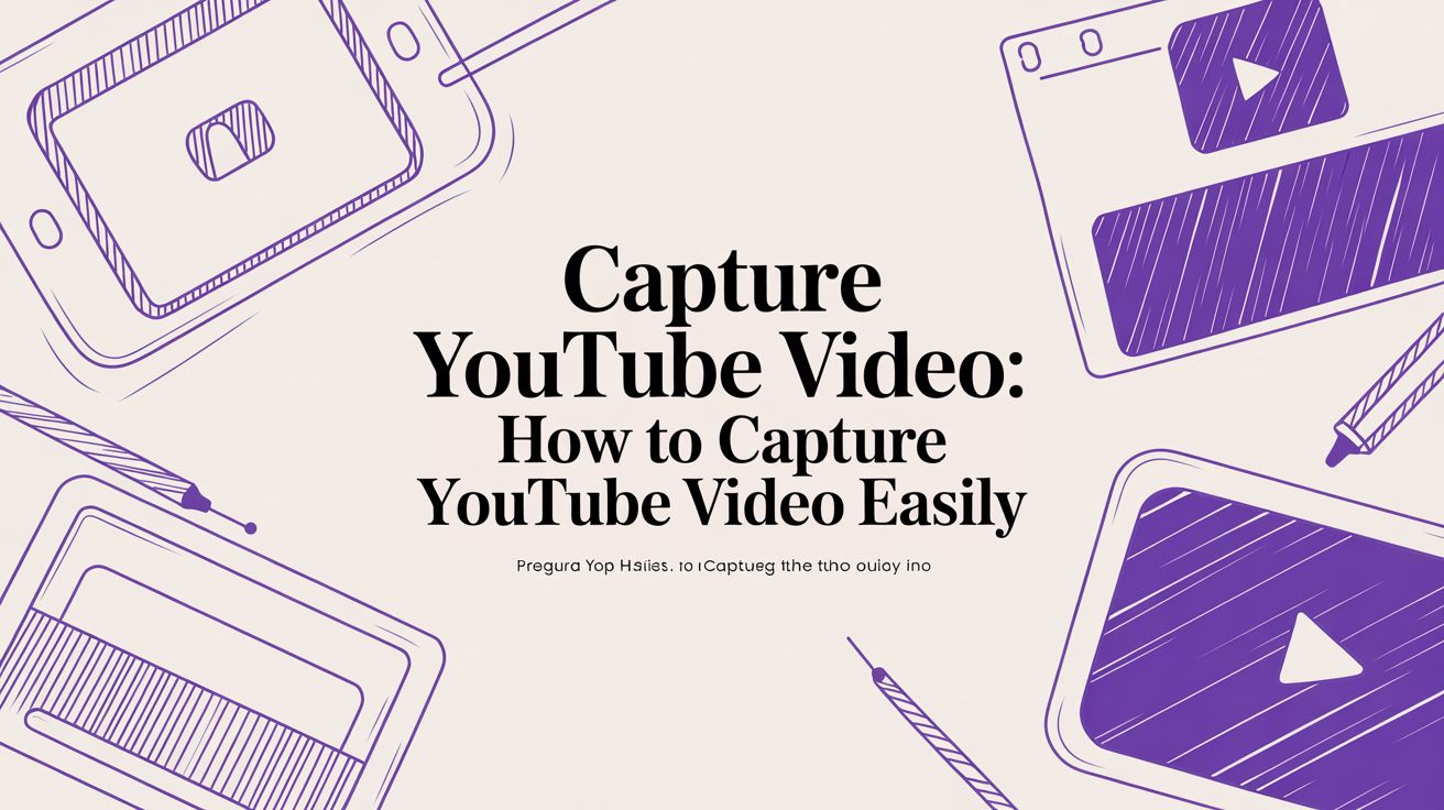 Capture YouTube Video: How to capture youtube video Easily