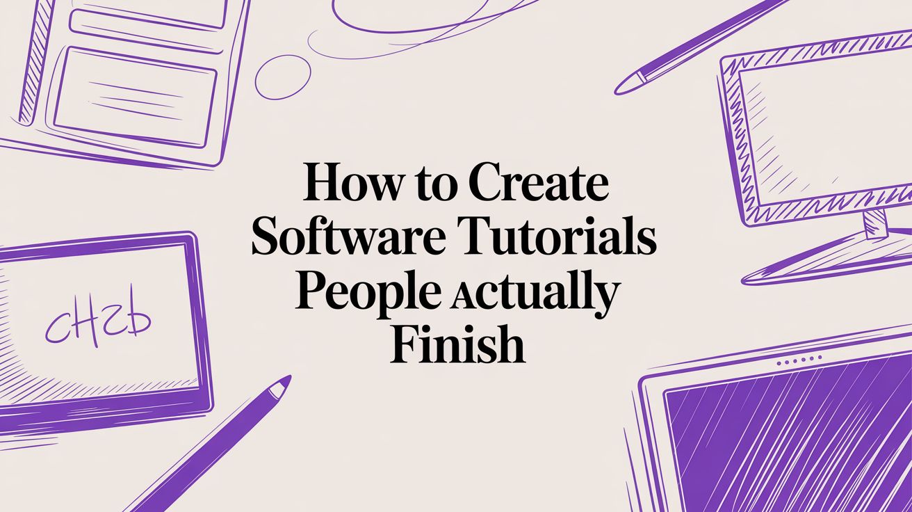 How to Create Software Tutorials People Actually Finish
