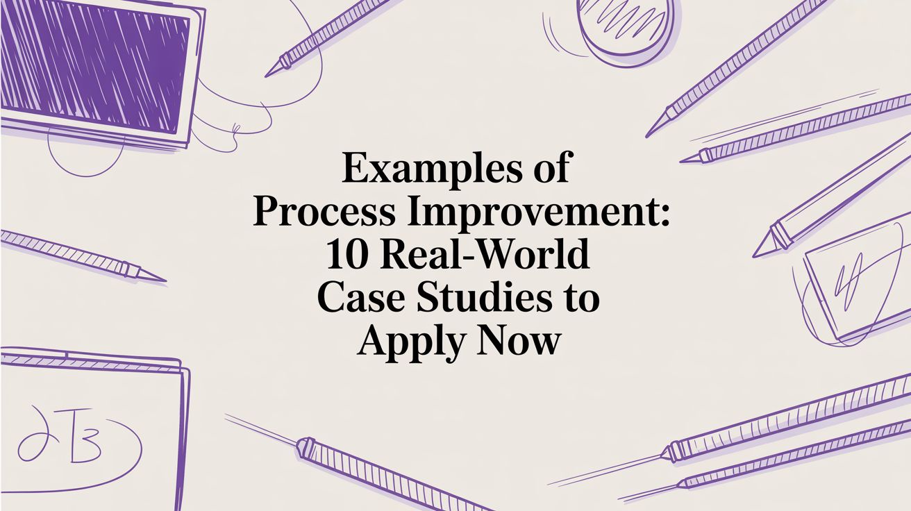 Examples of process improvement: 10 Real-World Case Studies to Apply Now