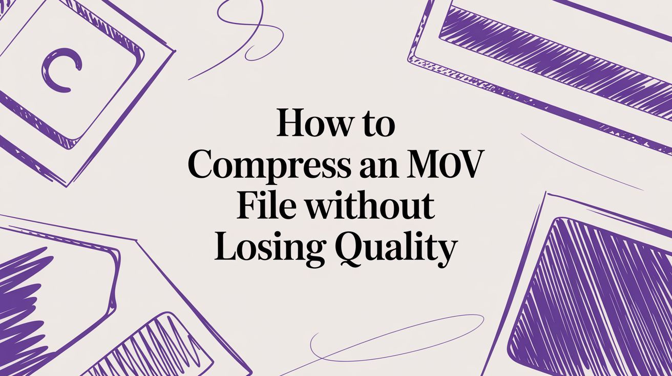 How to Compress an MOV File Without Losing Quality