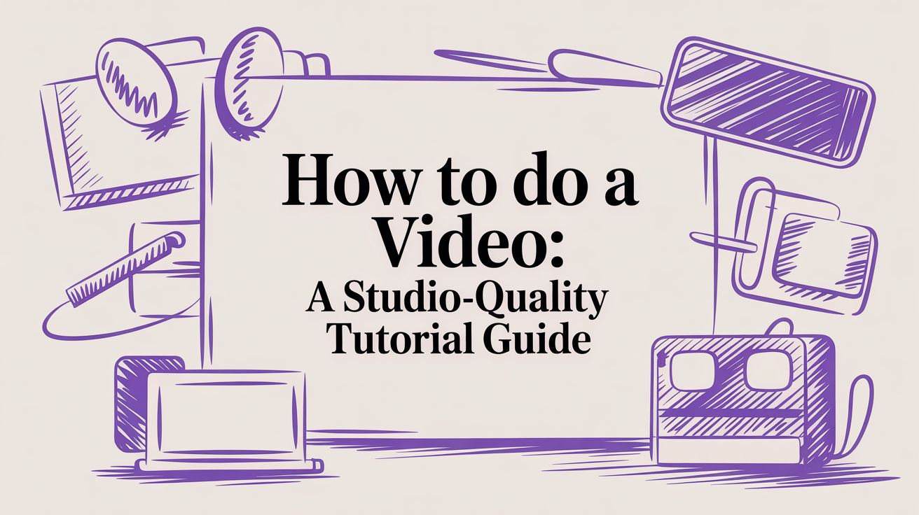 How to Do a Video: A Studio-Quality Tutorial Guide