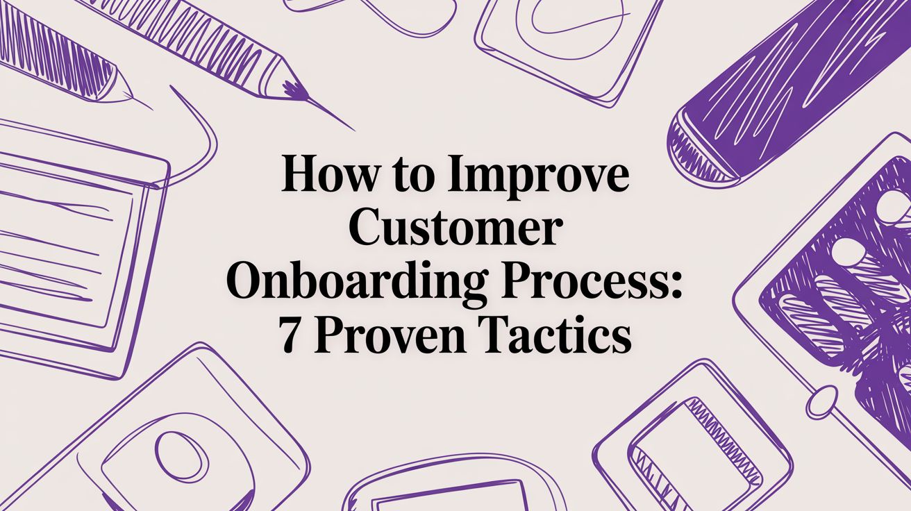 How to improve customer onboarding process: 7 proven tactics