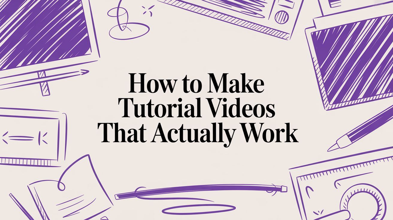 How to Make Tutorial Videos That Actually Work