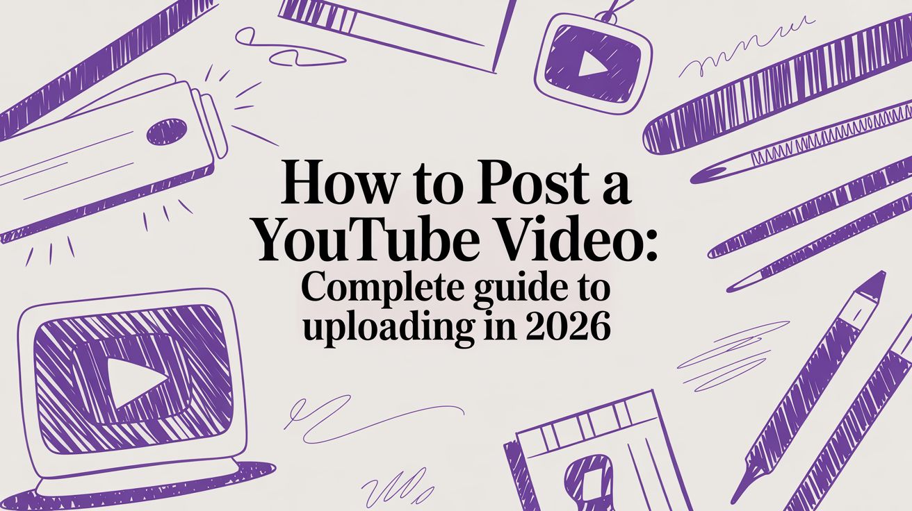 How to post a youtube video: Complete guide to uploading in 2026
