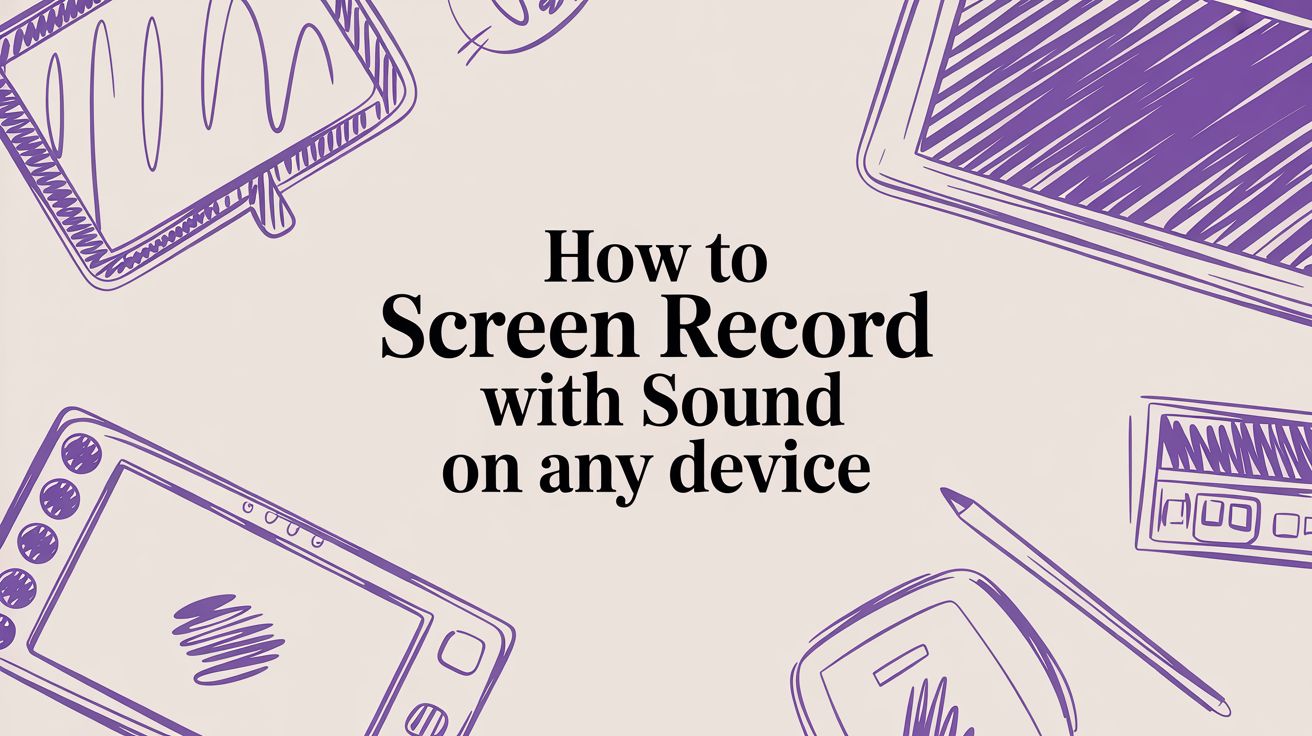How to Screen Record with Sound on Any Device