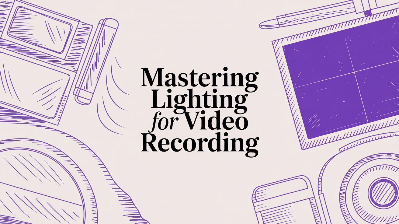 Mastering Lighting for Video Recording