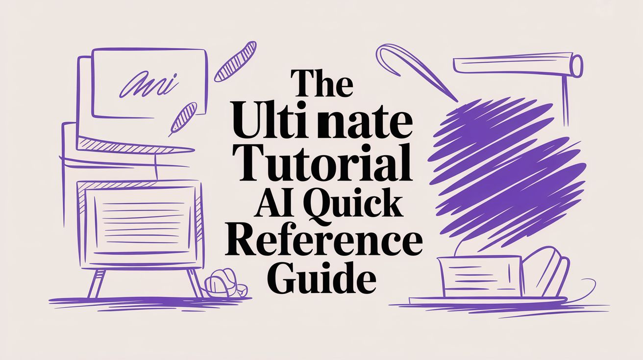 The Ultimate Tutorial AI Quick Reference Guide