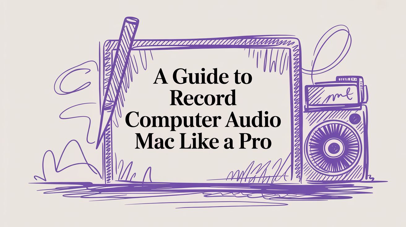 A Guide to Record Computer Audio Mac Like a Pro