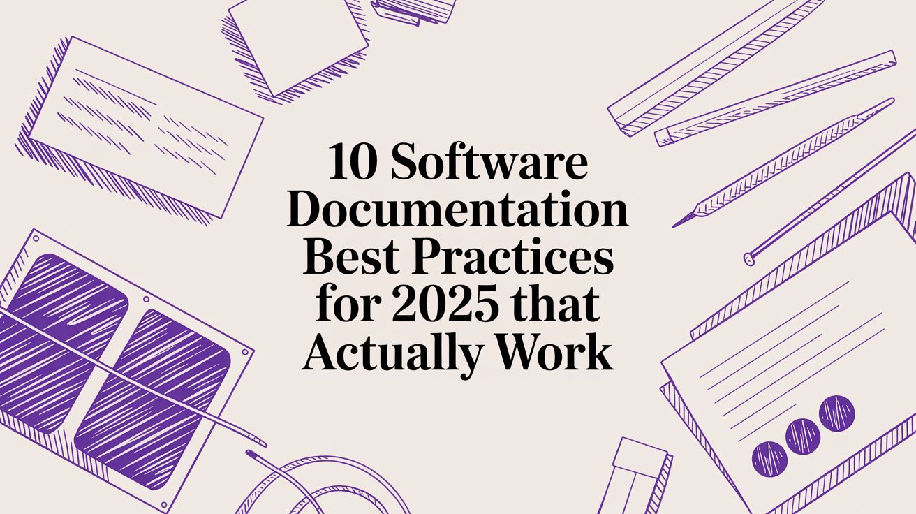 10 Software Documentation Best Practices for 2025 That Actually Work