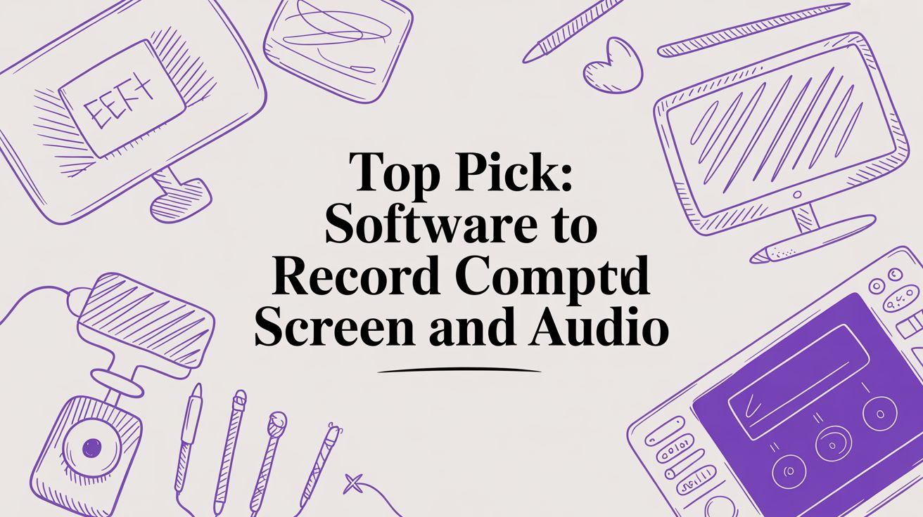 Top Pick: software to record computer screen and audio