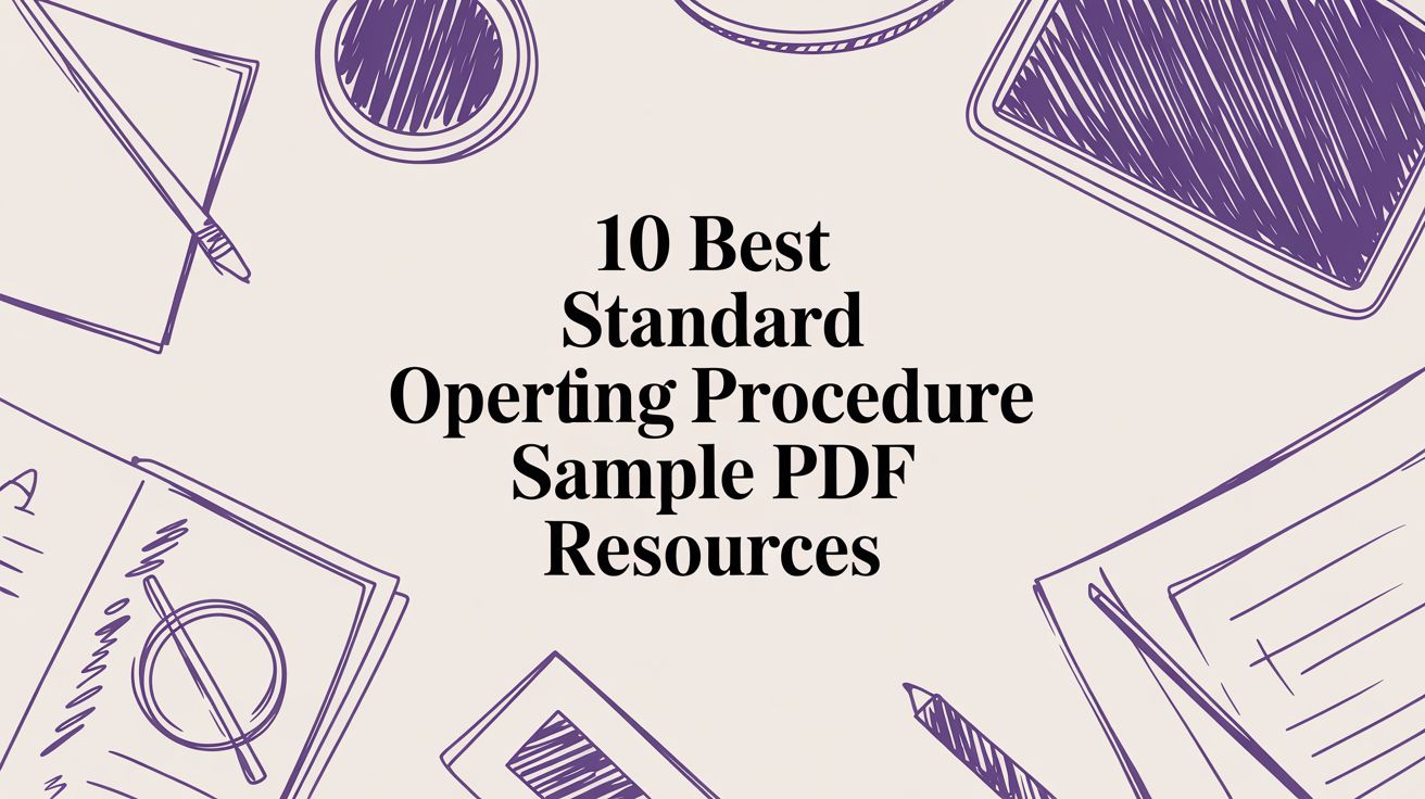 10 Best Standard Operating Procedure Sample PDF Resources