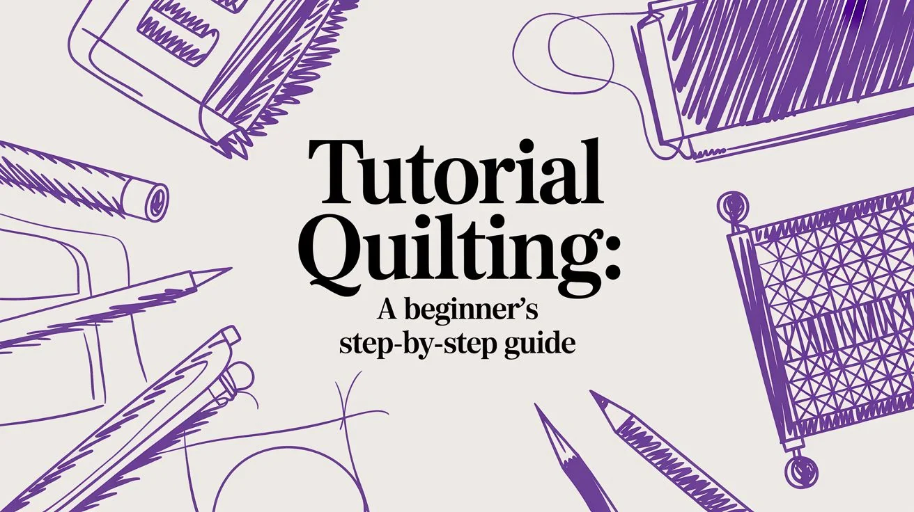 Tutorial Quilting: A Beginner's Step-by-Step Guide