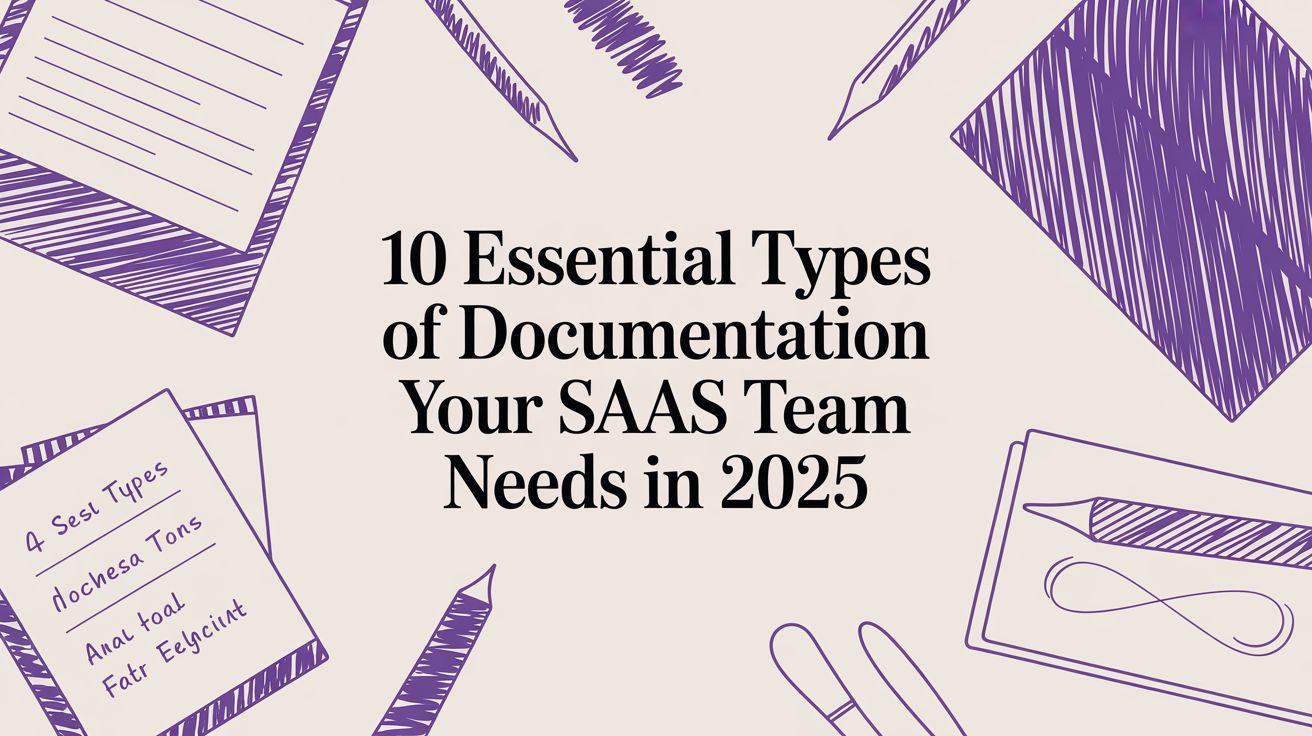 10 Essential Types of Documentation Your SaaS Team Needs in 2025