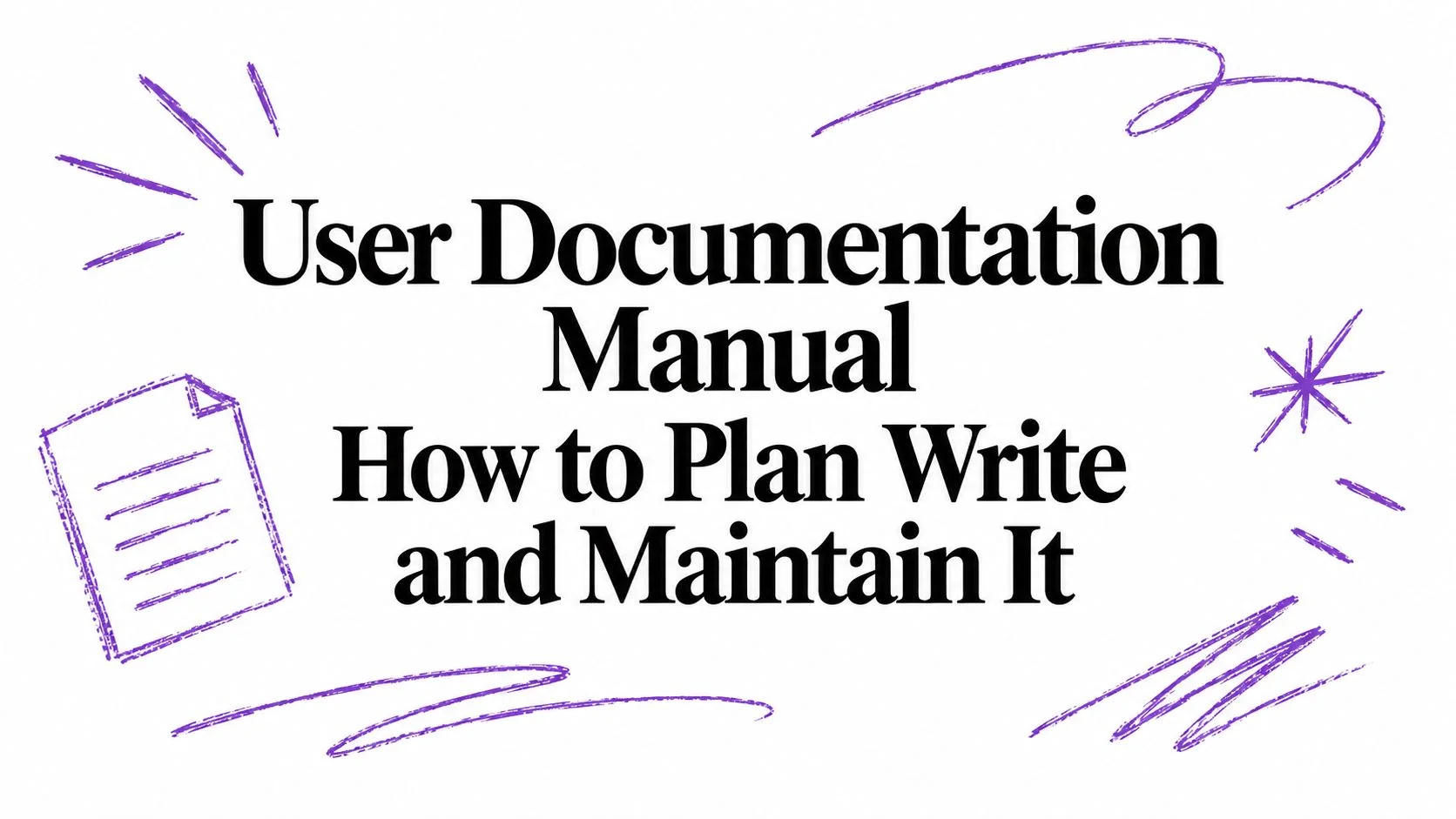 User Documentation Manual How to Plan Write and Maintain It