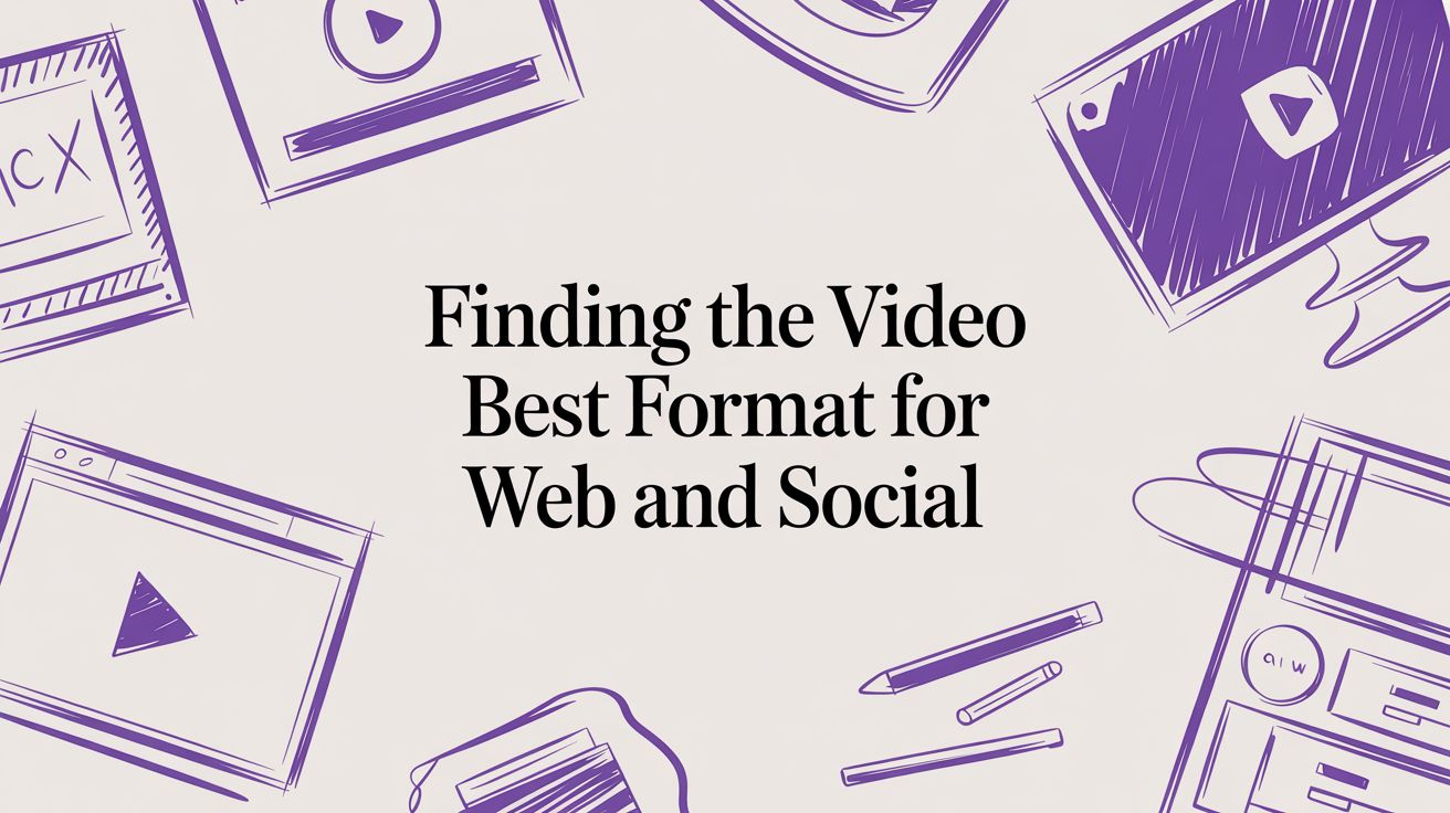 Finding the Video Best Format for Web and Social
