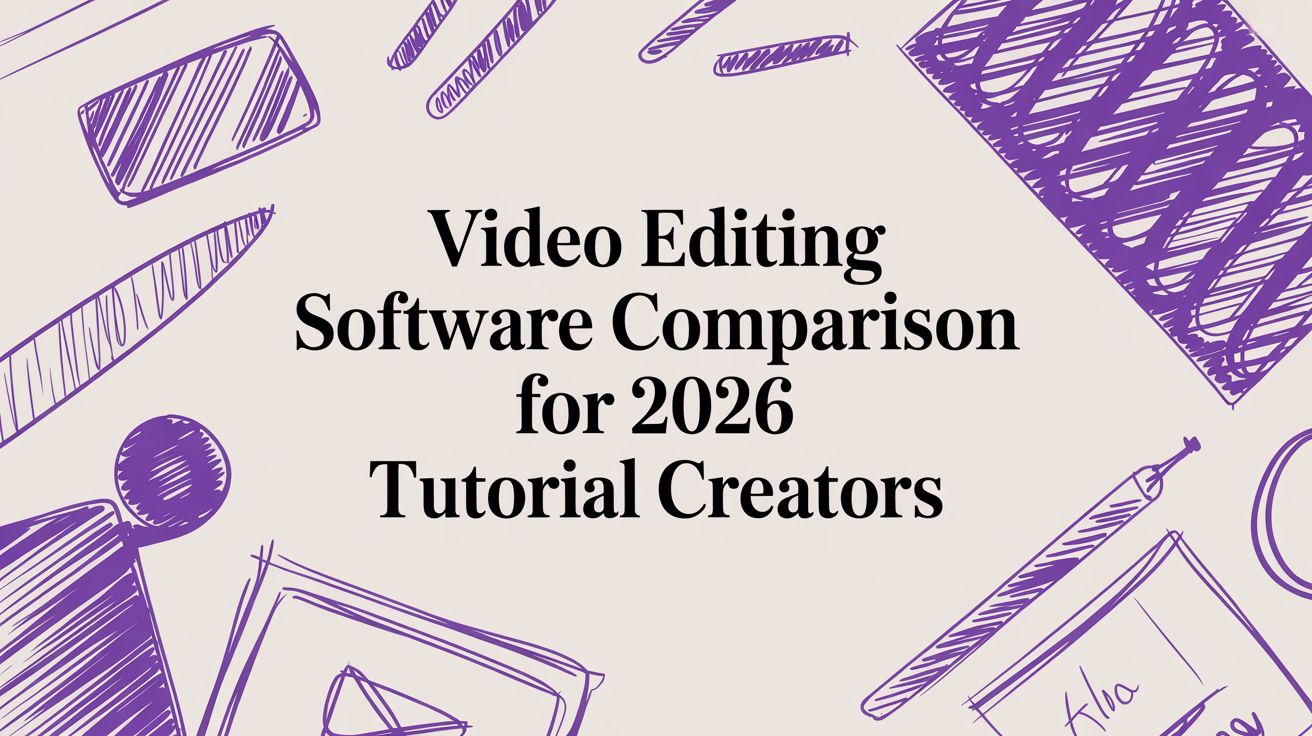 Video Editing Software Comparison for 2026 Tutorial Creators