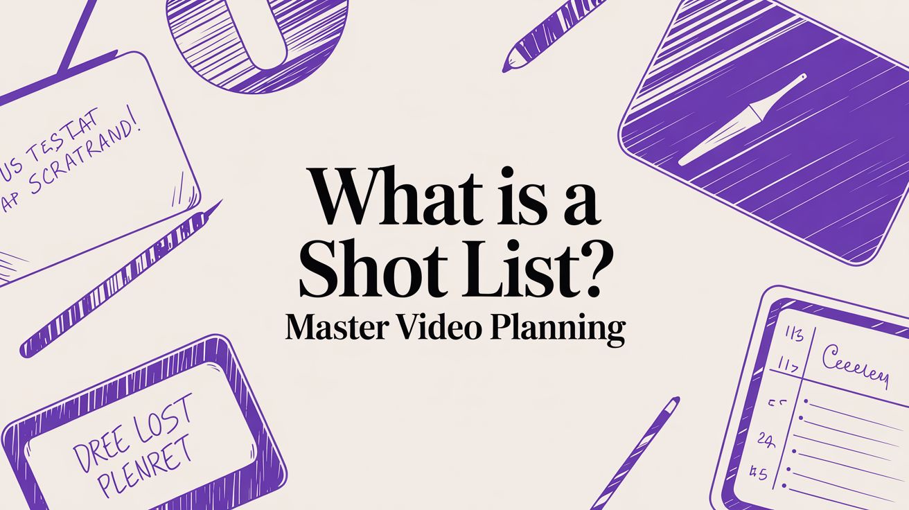 What is a Shot List? Master Video Planning