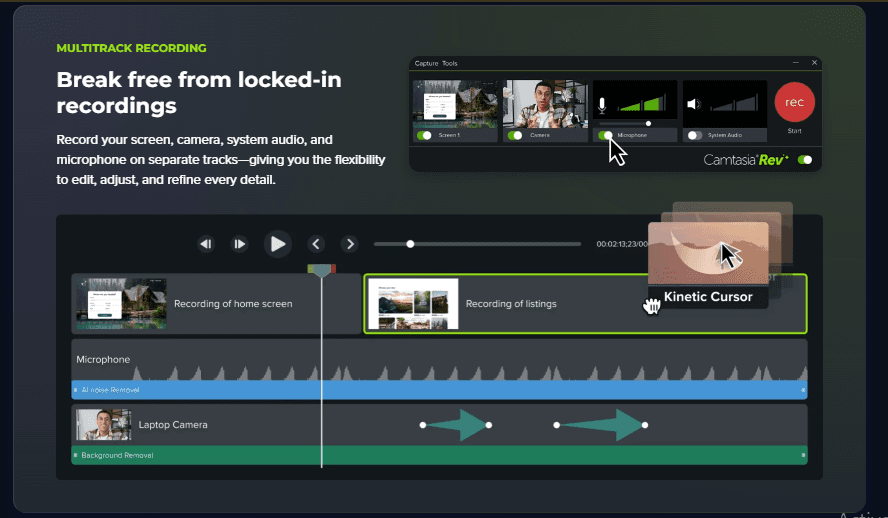 Camtasia — desktop screen recording and video editor