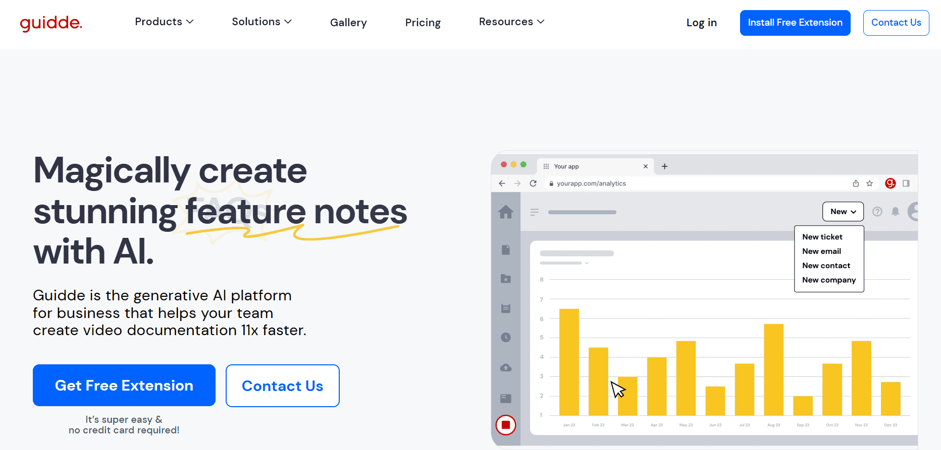 Guidde — AI-powered video documentation platform