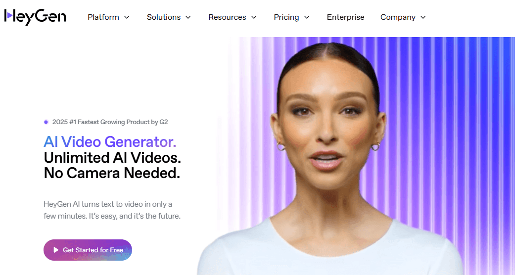 HeyGen — AI avatar video platform with 100+ avatars