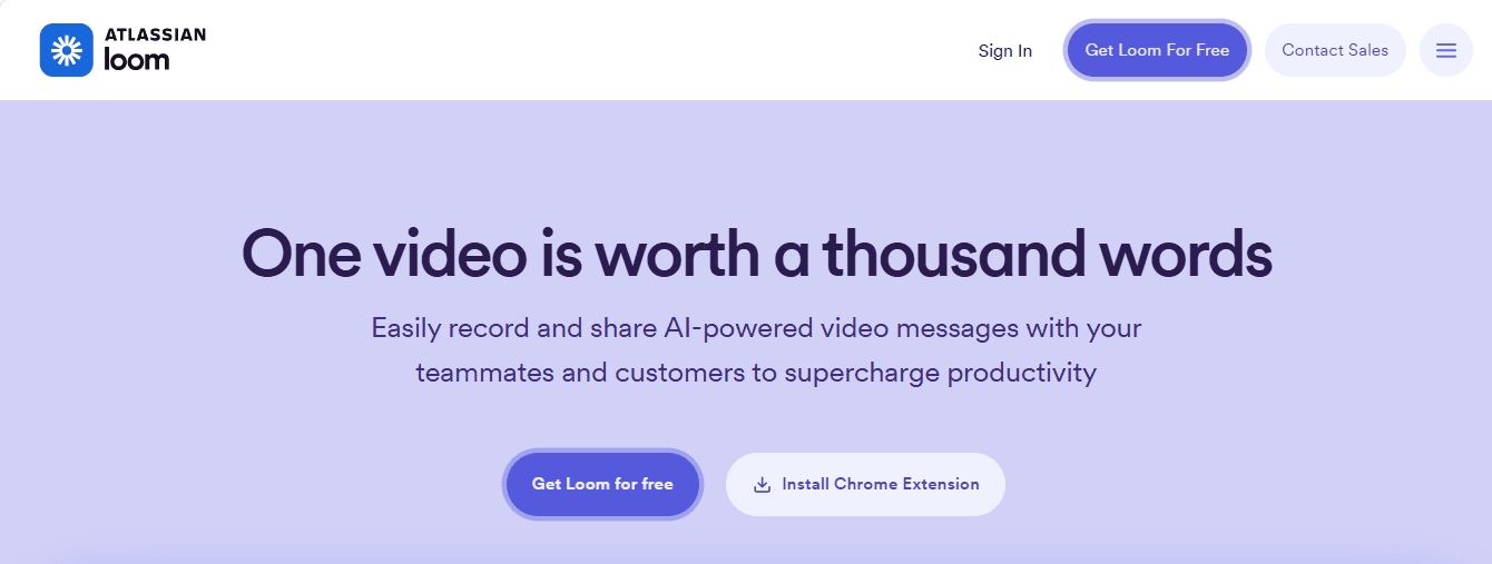 Loom — fast async video messaging