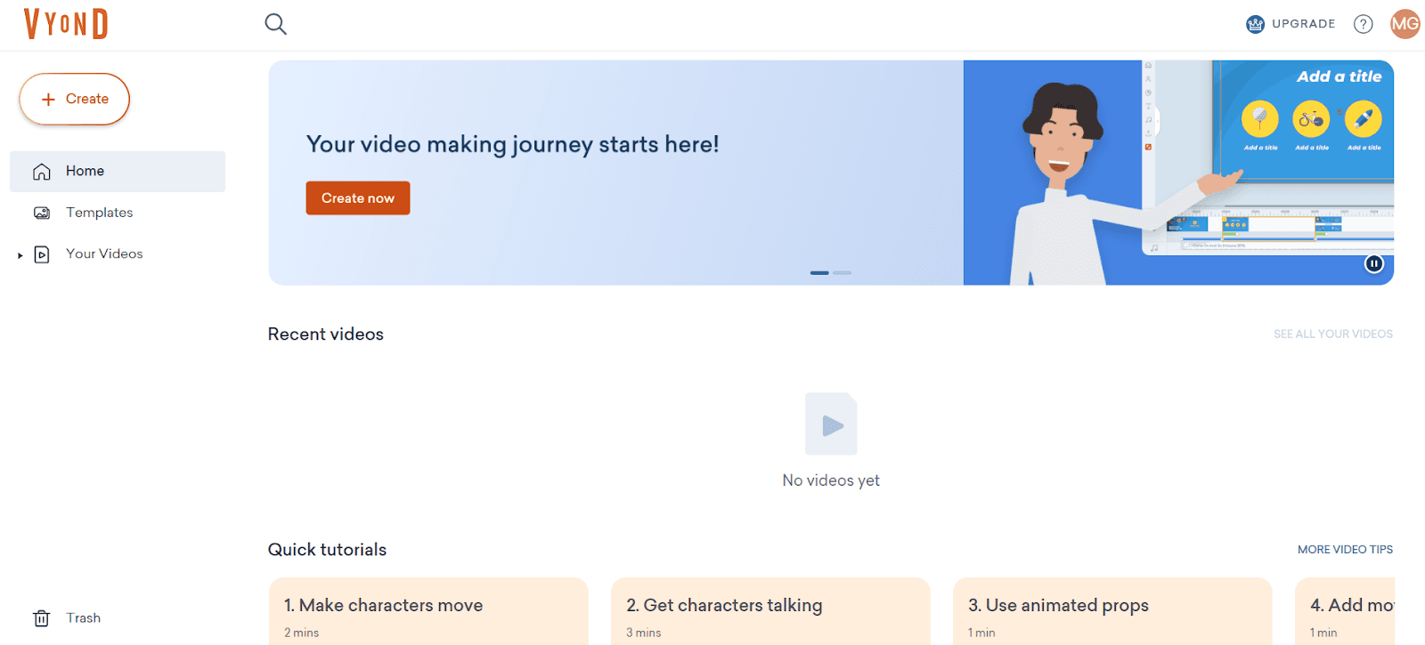 Vyond — animated video creation platform