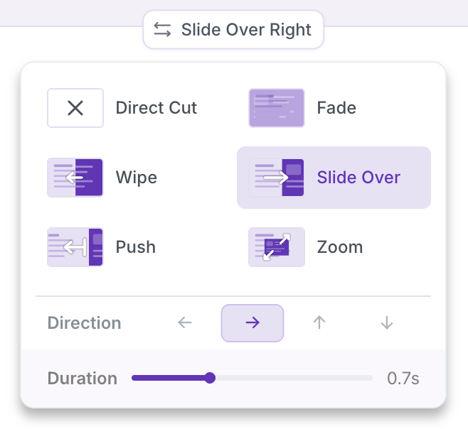 Slide Transitions — Smooth, Professional Flow